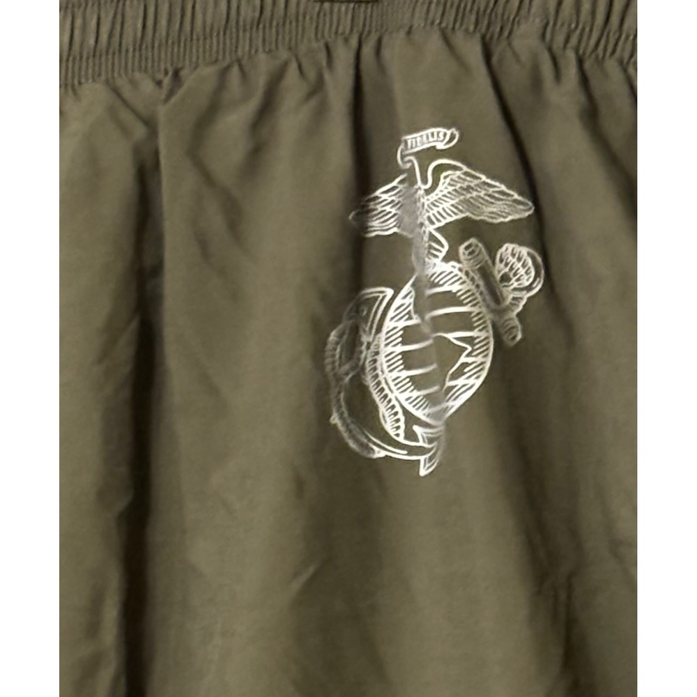 New Balance Mens XL Long Track Running Pants Olive Drab USMC Marine Corps PT - Picture 2 of 8